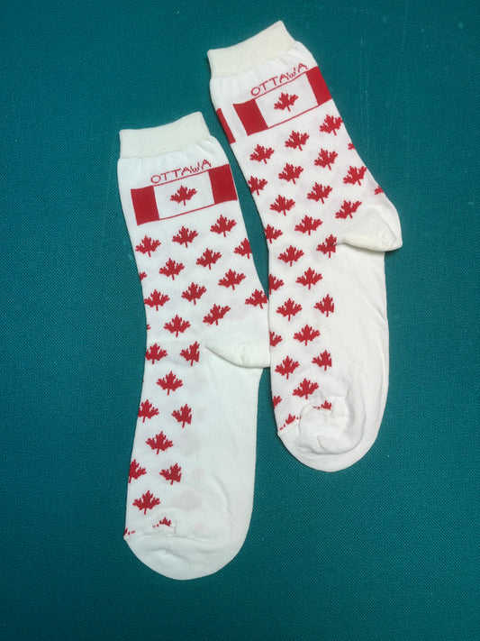 Canada Day sock