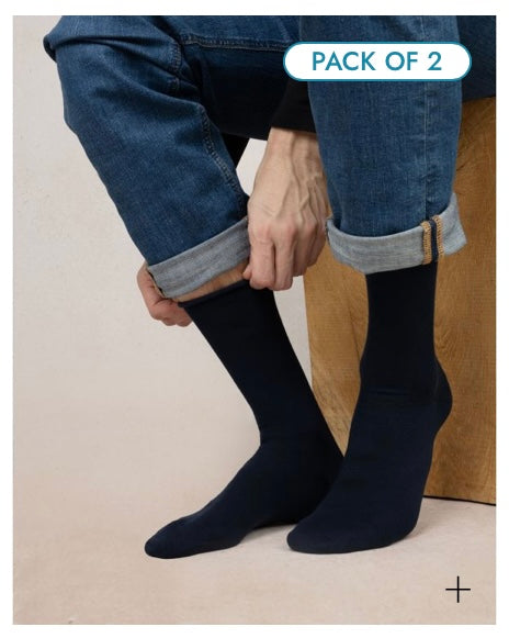 Bleu Foret men socks