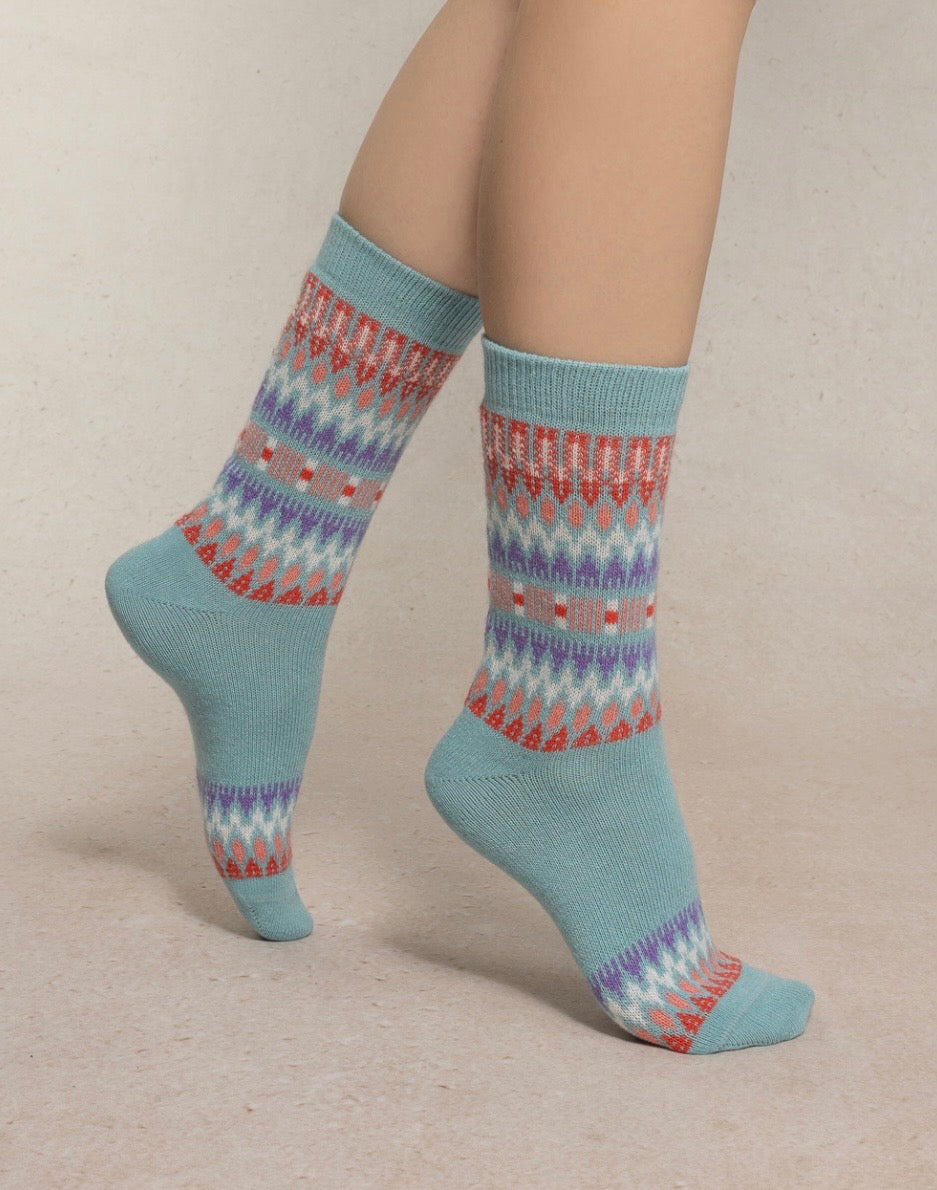 Bleu Foret cashmere