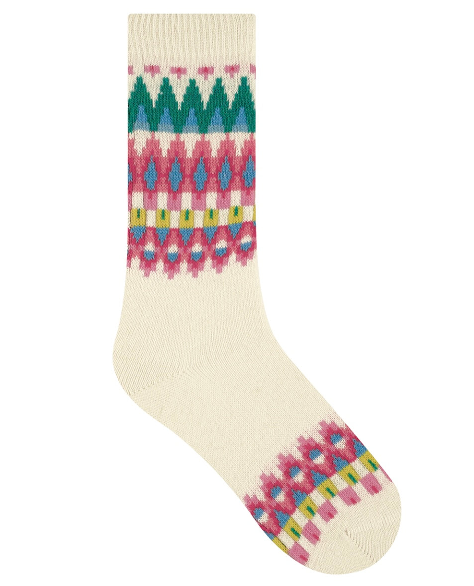 Bleu Foret Cashmere sock