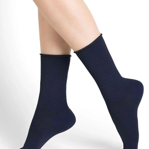 6594 BLEU FORET Cotton Crew