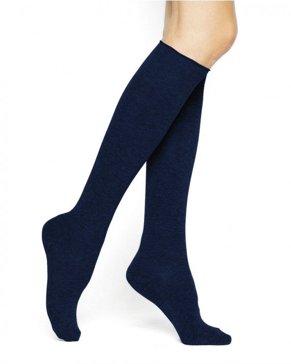 BLEU FORET Cotton KNEE HIGH