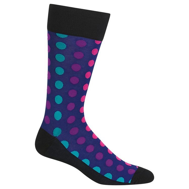 HS varied dots sock